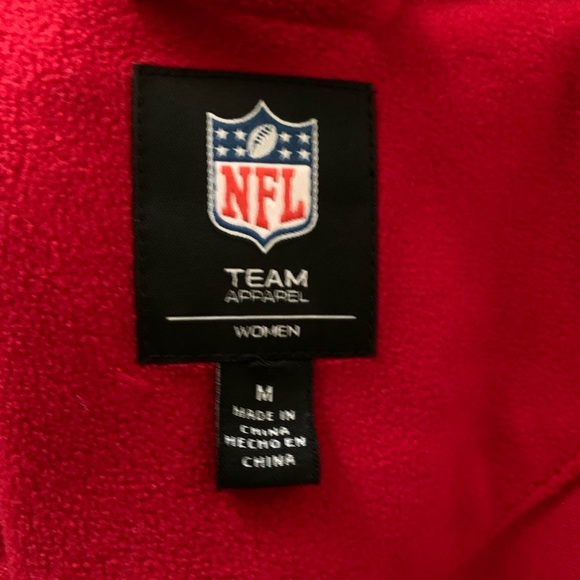 NFL Team Apparel Women's Fleece Full-Zip Jacket Size M | Cozy & Sporty - Picture 4 of 5